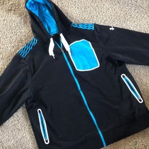 Under Armour zip up black hoodie